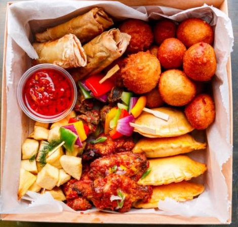 A mixed snack pack to share