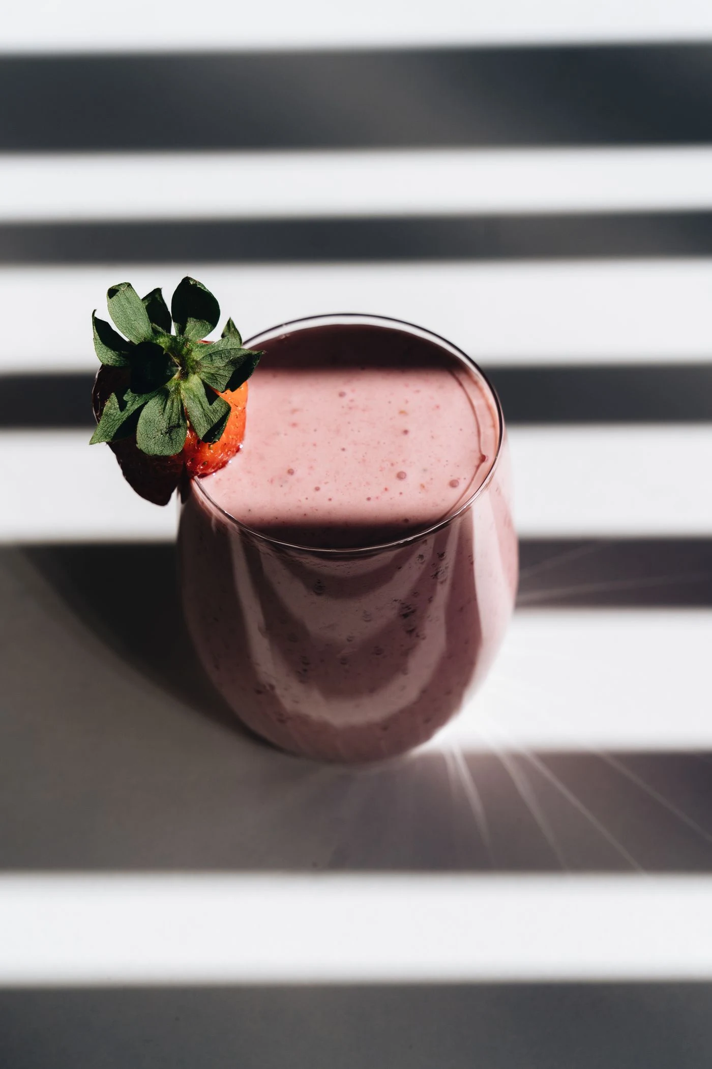 A strawberry smoothie